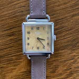 Shinola Limited edition Cass with Petoskey Stone face